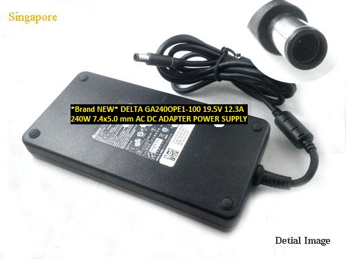 *Brand NEW* DELTA GA240OPE1-100 19.5V 12.3A 240W 7.4x5.0 mm AC DC ADAPTER POWER SUPPLY
